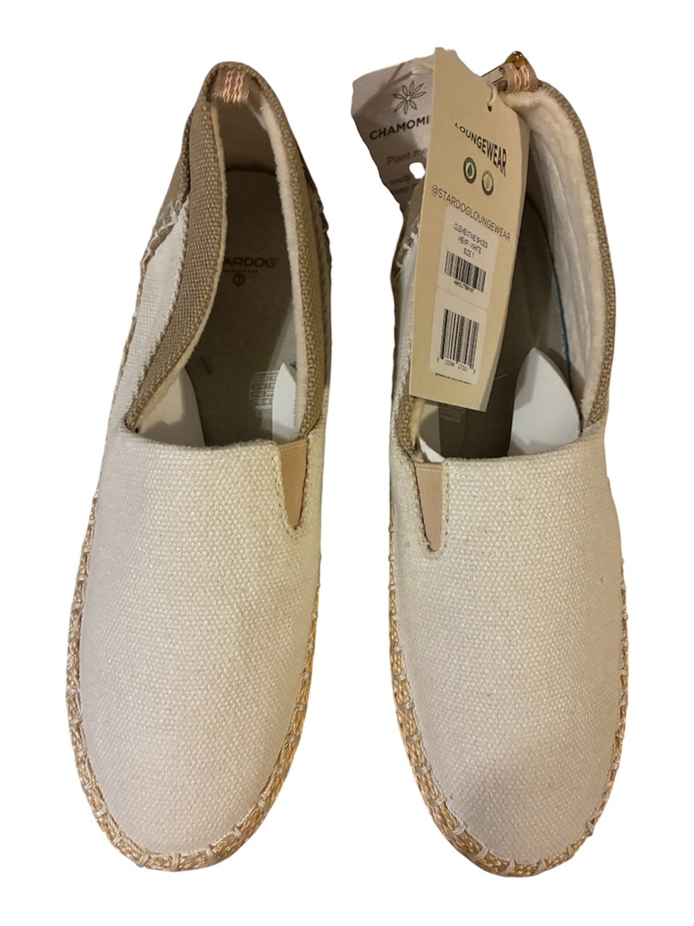Women's Clementine Slip-On Organic Hemp Canvas size 7